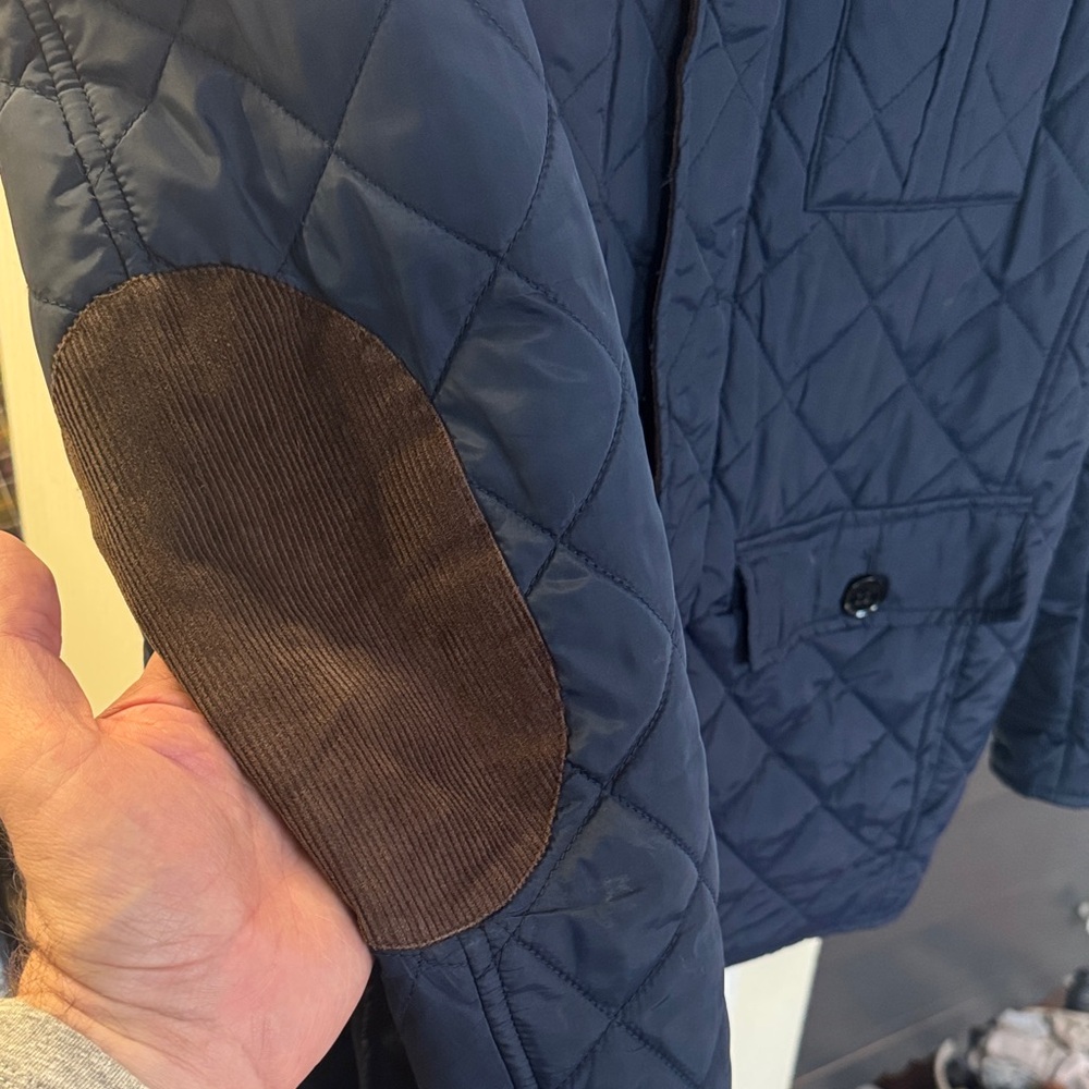 Cole Haan Men's Quilted Blue Jacket - Picture 9 of 9